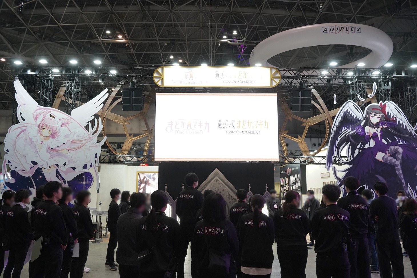 「魔法少女まどか☆マギカ」ブースの様子。