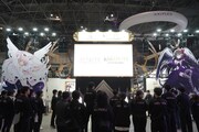 「魔法少女まどか☆マギカ」ブースの様子。
