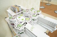 「魔法少女まどか☆マギカ」ブースの様子。