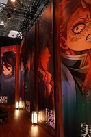 「鬼滅の刃」ブースの様子。
