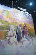 TOHO animationブース「葬送のフリーレン」展示の様子。 (c)山田鐘人・アベツカサ/小学館/「葬送のフリーレン」製作委員会