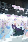 TOHO animationブース「ぷにるはかわいいスライム」展示の様子。 (c) まえだくん/小学館/ぷにる製作委員会