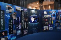 TOHO animationブース「呪術廻戦」展示の様子。 (c)芥見下々／集英社・呪術廻戦製作委員会