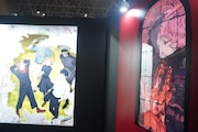TOHO animationブース「呪術廻戦」展示の様子。 (c)芥見下々/集英社・呪術廻戦製作委員会