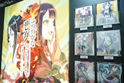 TOHO animationブース「ふつつかな悪女ではございますが ~雛宮蝶鼠とりかえ伝~」展示の様子。 (c)中村颯希・一迅社/「ふつつかな悪女」製作委員会