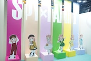 TOHO animationブース「SPY×FAMILY」展示の様子。 (c)遠藤達哉/集英社・SPY×FAMILY製作委員会