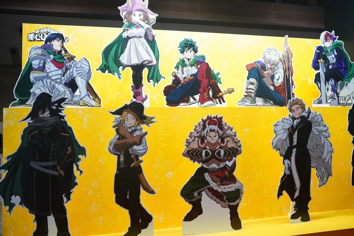 TOHO animationブース「僕のヒーローアカデミア」展示の様子。 (c) 堀越耕平／集英社・僕のヒーローアカデミア製作委員会