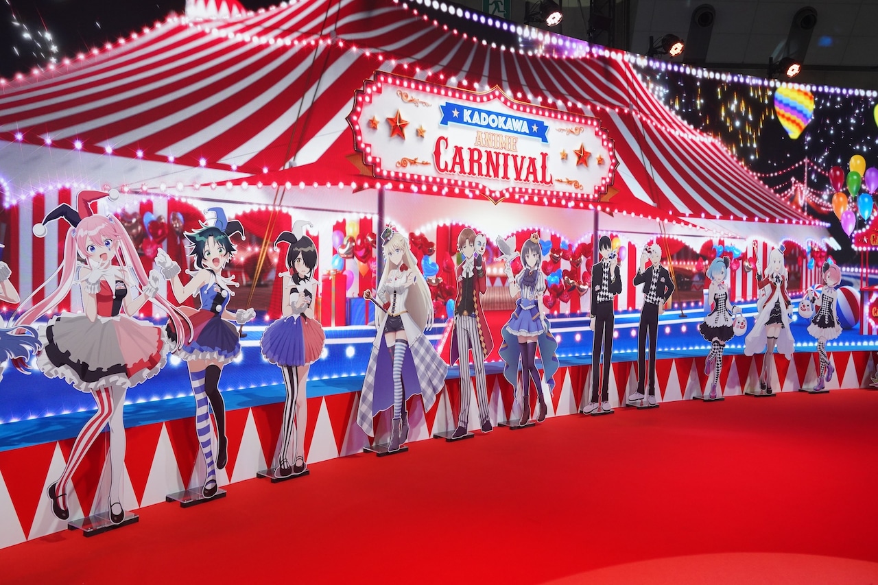 KADOKAWAブースの様子。