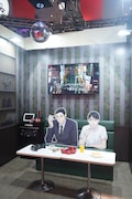 KADOKAWAブースの様子。 (c)2025 和山やま/KADOKAWA/アニメ「カラオケ行こ!」製作委員会!