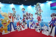 東映アニメーションブースの様子。
