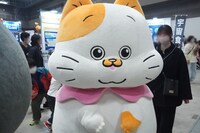 「ファミリーアニメフェスタ2025」てぷちゃんグリーティングの様子。(c)やじま/ねこおじ製作委員会