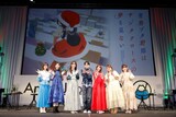 TVアニメ「青春ブタ野郎はサンタクロースの夢を見ない」のイベントより。山根綺、雨宮天、瀬戸麻沙美、石川界人、上田麗奈、小原好美、石見舞菜香。