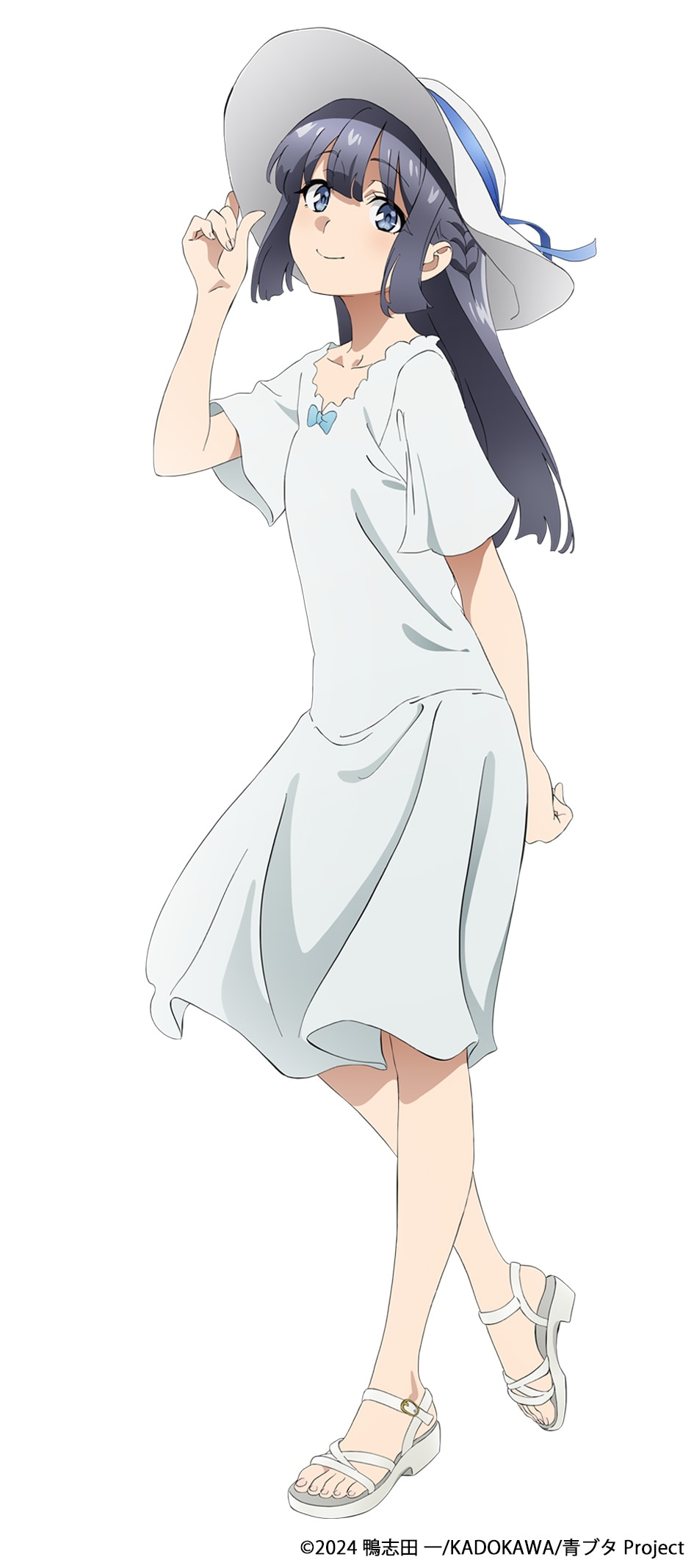 牧之原翔子（CV：水瀬いのり）。中学3年生。幼少期から重い心臓病を抱え、思春期症候群を発症した。その後、麻衣が出演した映画をきっかけにドナーが見つかったおかげで病を乗り越え、思春期症候群も解消された。身体の負担を和らげるため、現在は沖縄で暮らしている。