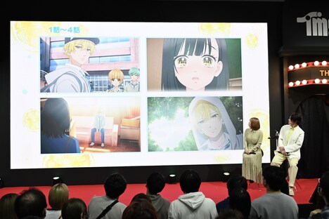 TVアニメ「ハニーレモンソーダ」のステージイベントの様子。