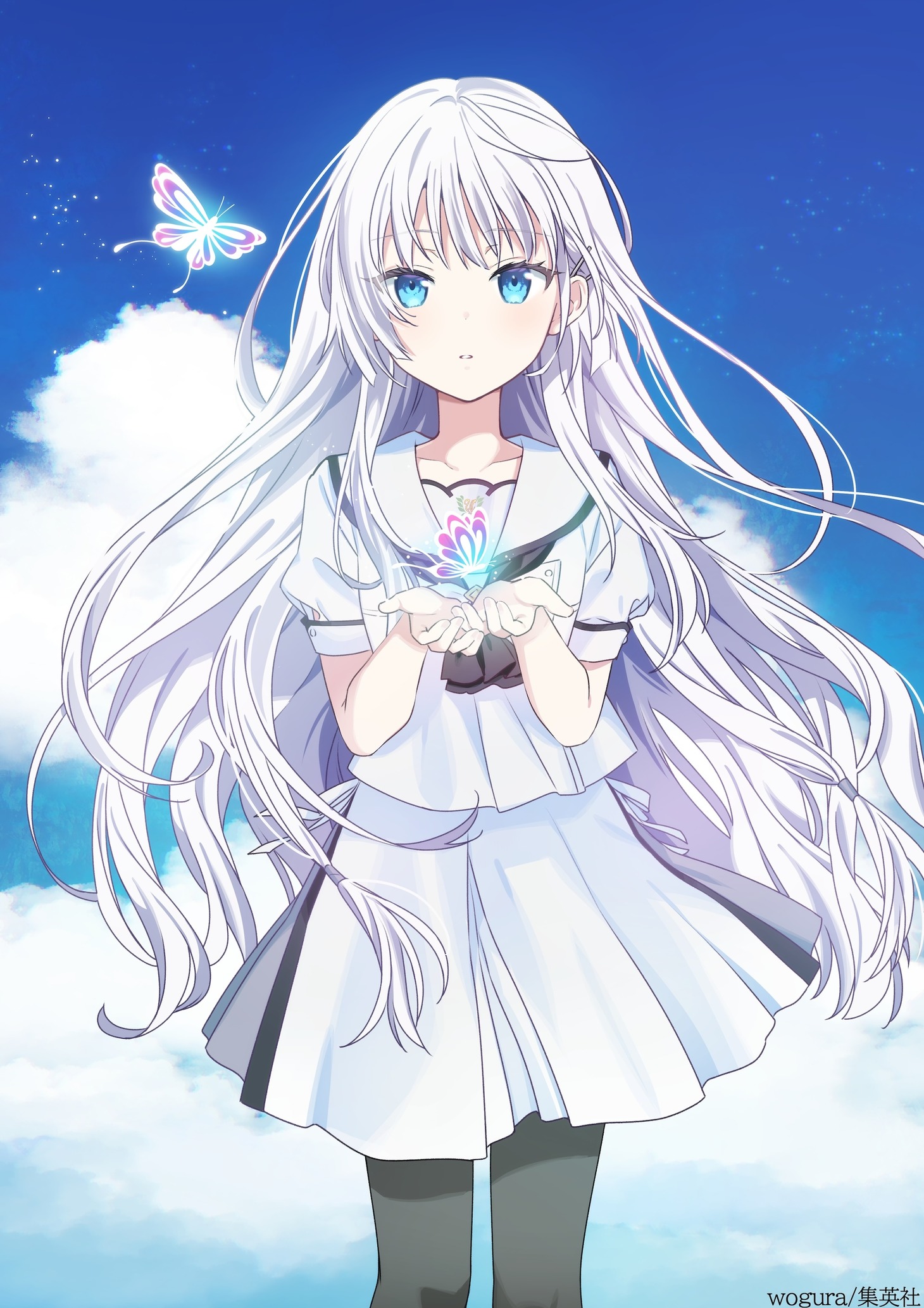 TVアニメ「Summer Pockets」コミカライズ版のビジュアル。