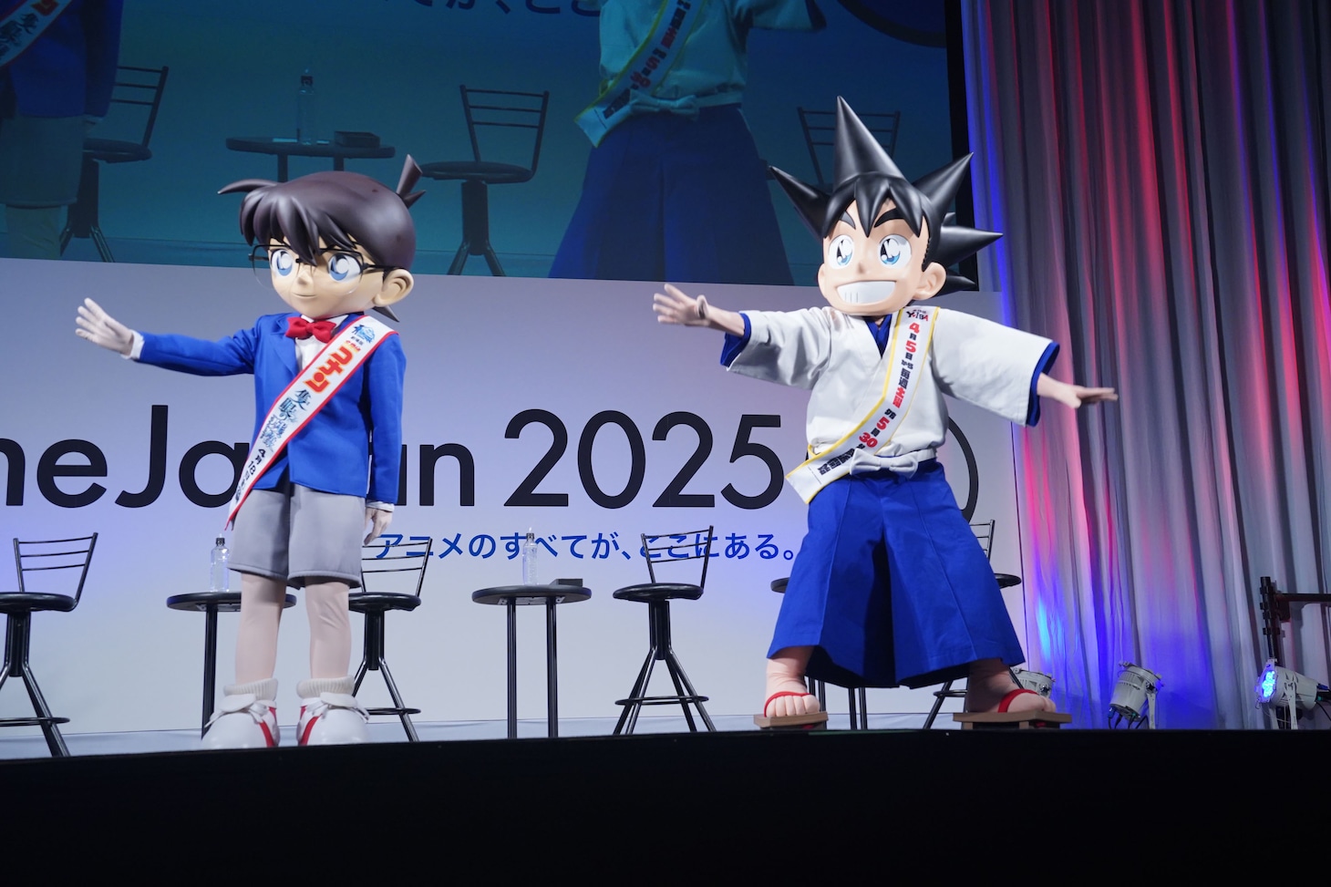 コナンと刃。