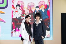 左から下野紘、畠中祐。