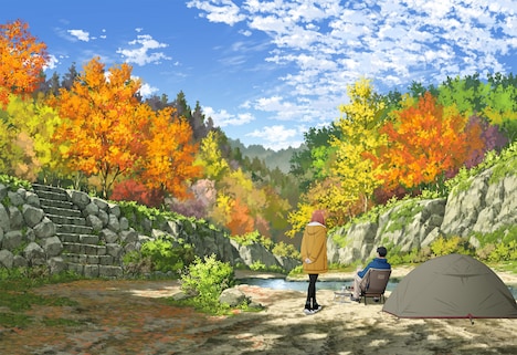 TVアニメ「ふたりソロキャンプ」ティザービジュアル (c)出端祐大・講談社／「ふたりソロキャンプ」製作委員会