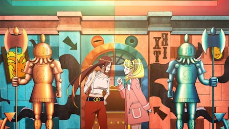 TVアニメ「ネクロノミ子のコズミックホラーショウ」ティザーPV第2弾より。