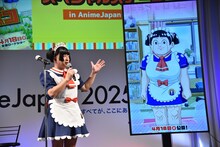 劇場版「僕とロボコ」のトークイベントより、松尾駿（チョコレートプラネット）。