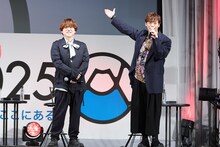 左から内田雄馬、古川慎。