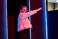 TVアニメ「東島丹三郎は仮面ライダーになりたい」のイベントより。