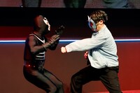 TVアニメ「東島丹三郎は仮面ライダーになりたい」のイベントより。