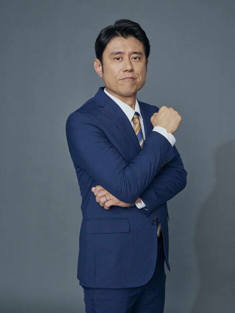 原田泰造扮する沖田誠。(c)練馬ジム | LINEマンガ・2025 映画「おっパン」製作委員会