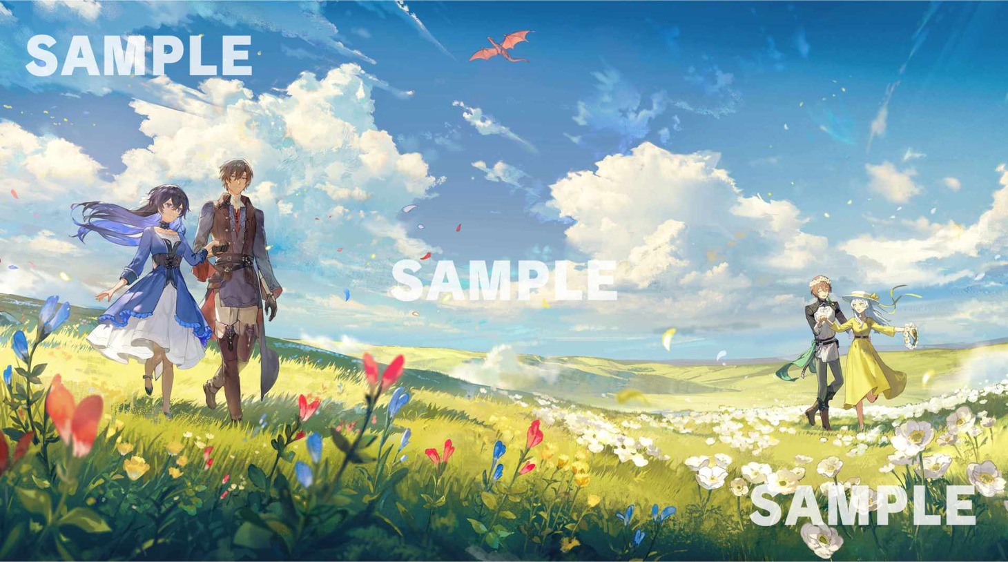 TVアニメ「Unnamed Memory Act.2」Blu-ray、DVD下巻のジャケットイラスト。