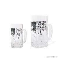 左から「アルコール分70パーセント専用ジョッキ（360ml）」、「アルコール分70パーセント専用マースジョッキ（1L）」。