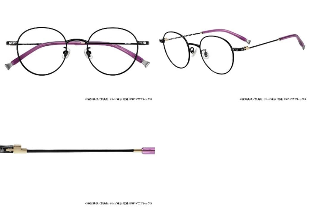 Zoffで販売される「桂小太郎モデル」にに付属するメガネ拭きと