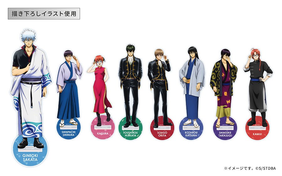 Zoffで販売されるZoffで販売されるアニメ「銀魂」コラボアクリル