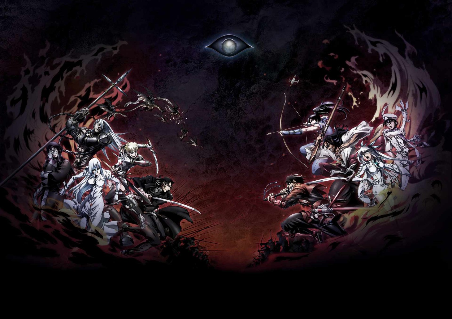 アニメ「DRIFTERS」ビジュアル (c)平野耕太・少年画報社／DRIFTERS製作委員会