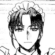 シナモン。月見里邸に勤めるメイド。寡黙で、ショコラの言うことしか聞かないショコラの犬。月見里組の一員