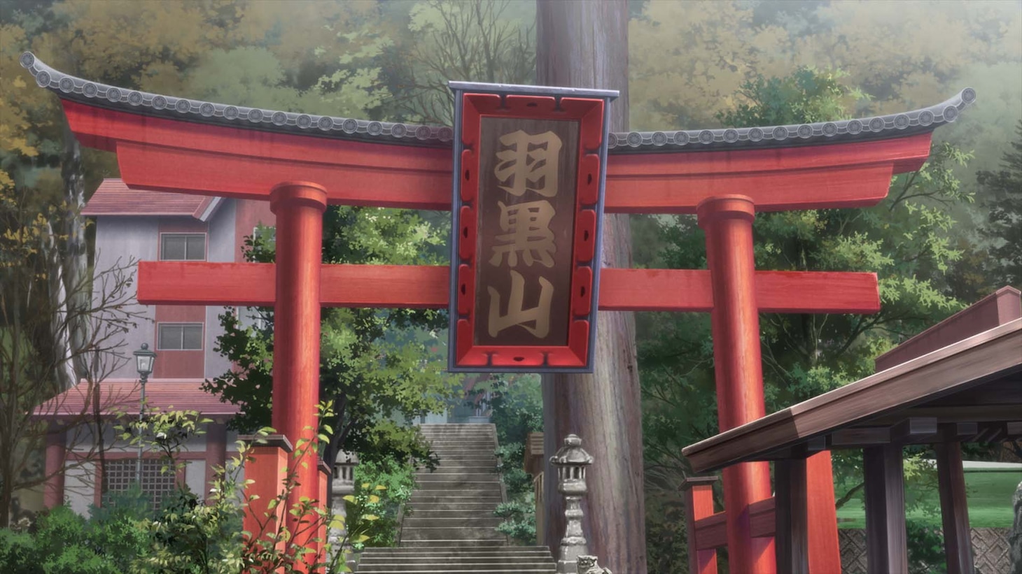 TVアニメ「ざつ旅-That’s Journey-」第1話「はじめの1225段」より (c)石坂ケンタ／KADOKAWA／「ざつ旅」製作委員会