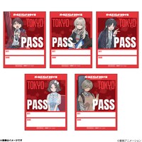 入場者プレゼントの「ステージパス風サテンステッカー」