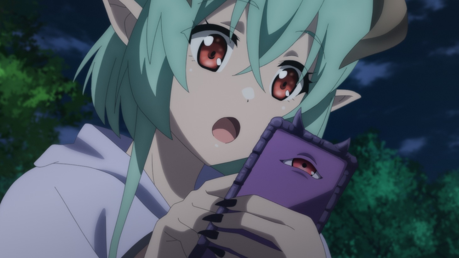 TVアニメ「ニートくノ一となぜか同棲はじめました」第3弾PVより、クレナ・ヴェントール（CV：小坂井祐莉絵）