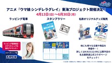 「アニメ『ウマ娘 シンデレラグレイ』東海プロジェクト」の告知画像 (c)久住太陽・杉浦理史＆Pita・伊藤隼之介／集英社・ウマ娘 シンデレラグレイ製作委員会 (c)Cygames, Inc.
