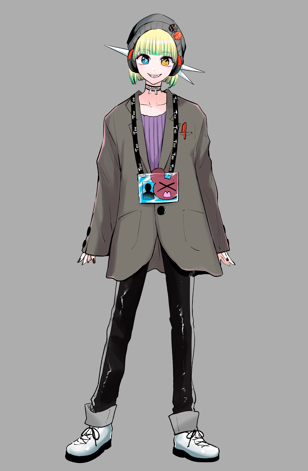 トゥーキョーちゃん。キャラクター原案・設定を赤坂アカ、キャラクター作画を横槍メンゴが担当