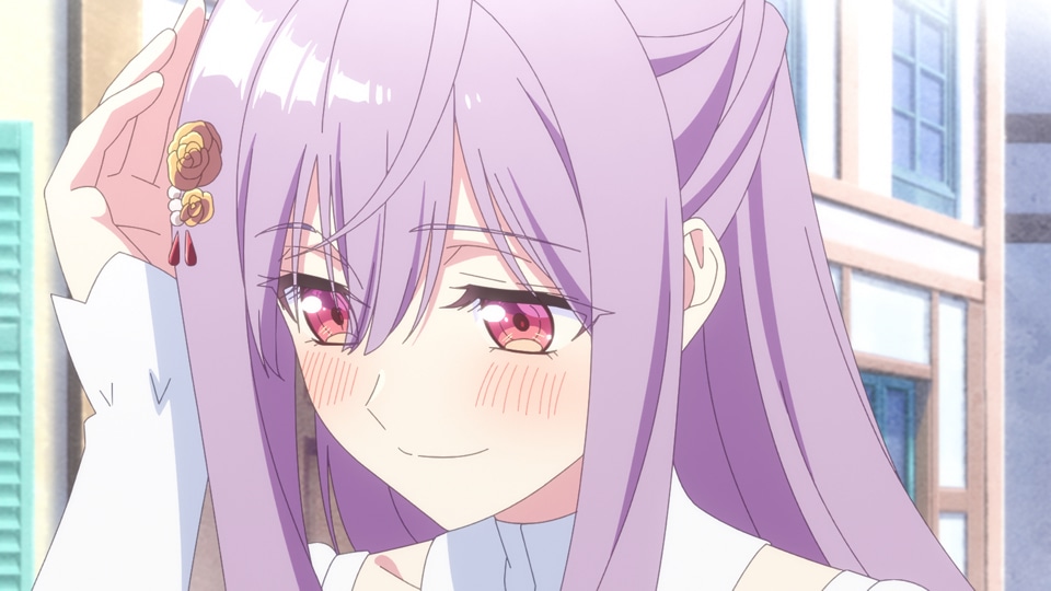 TVアニメ「完璧すぎて可愛げがないと婚約破棄された聖女は隣国に売られる」第1話「笑わない聖女」の場面カット