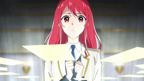 TVアニメ「ゴリラの神から加護された令嬢は王立騎士団で可愛がられる」第1話の場面カット