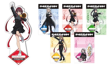 応援団に扮したトゲナシトゲアリの描き下ろしイラストを使用したアクリルスタンド