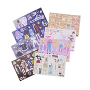 「貼ってはがせる きせかえプティ♥シールブック＆ひみつのクローゼットシール」 (c)りぼん2025年5月超特大号／集英社