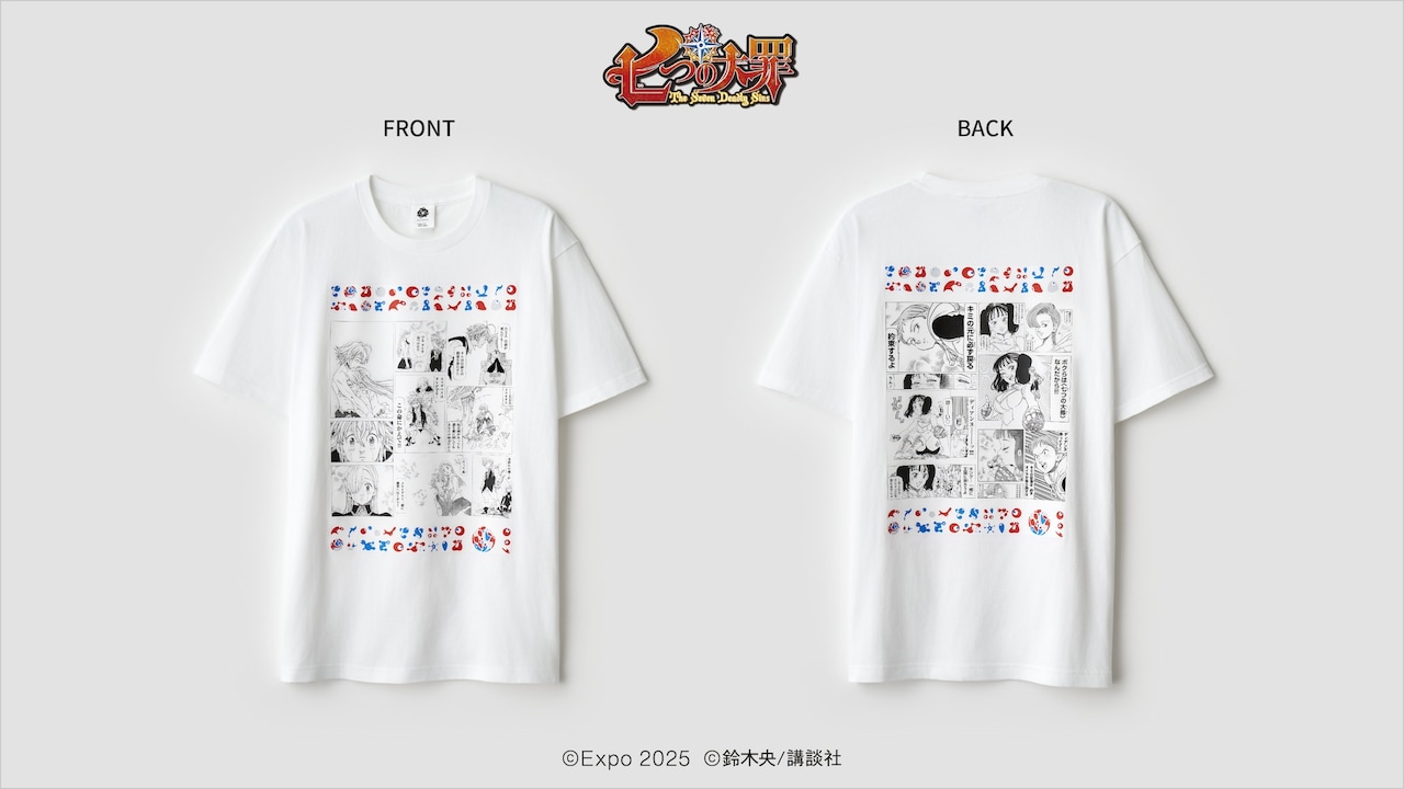 EXPO2025 『七つの大罪』両面プリントTシャツ①」 ※画像はイメージ