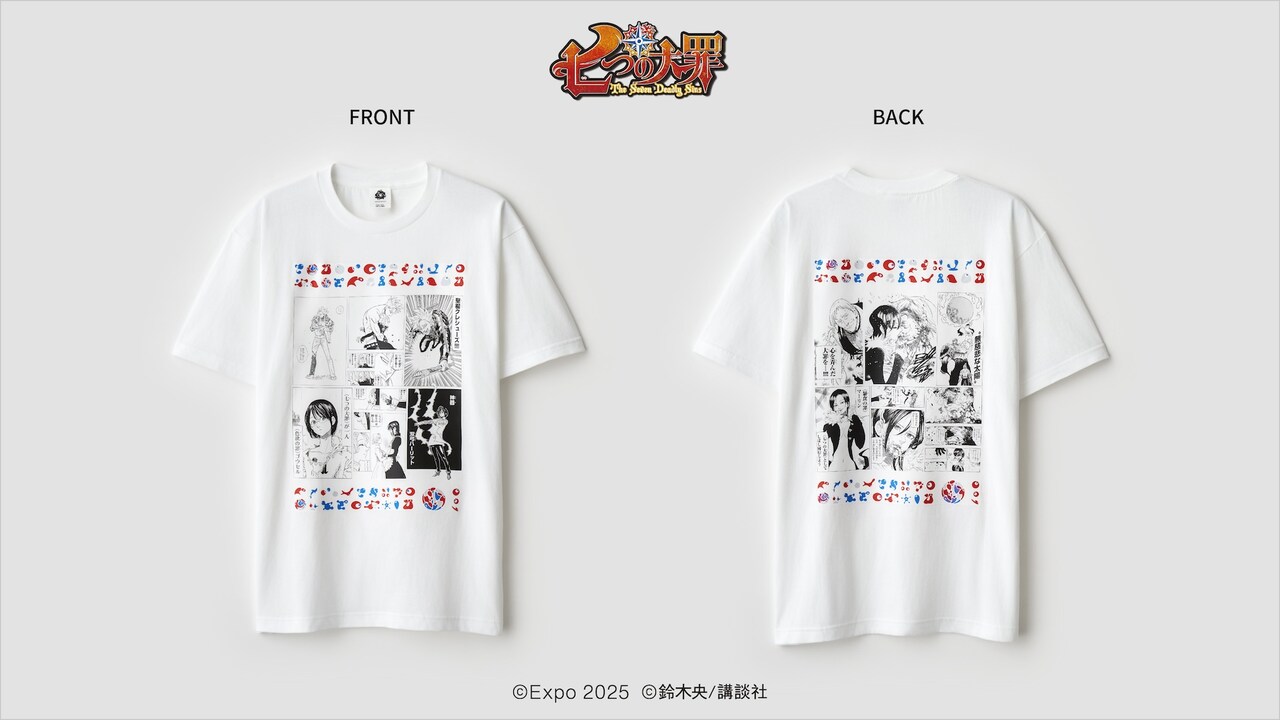 EXPO2025 『七つの大罪』両面プリントTシャツ②」 ※画像はイメージ