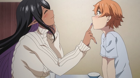 TVアニメ「ちょっとだけ愛が重いダークエルフが異世界から追いかけてきた」第1話の先行カット