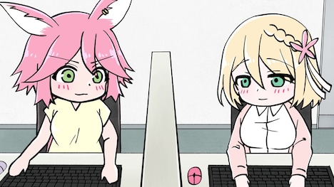 スピンオフミニアニメ「『ちょっとだけ愛が重いダークエルフが異世界から追いかけてきた』ミニアニメ劇場」第1話の先行カット