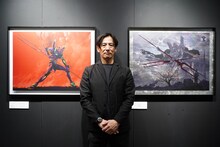 「雑 前田真宏 雑画集」発売記念アート展の会場を訪れた前田真宏