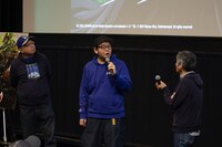 アニメ「ニンジャバットマン対ヤクザリーグ」トークショー付き上映イベントの様子