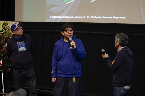 アニメ「ニンジャバットマン対ヤクザリーグ」トークショー付き上映イベントの様子